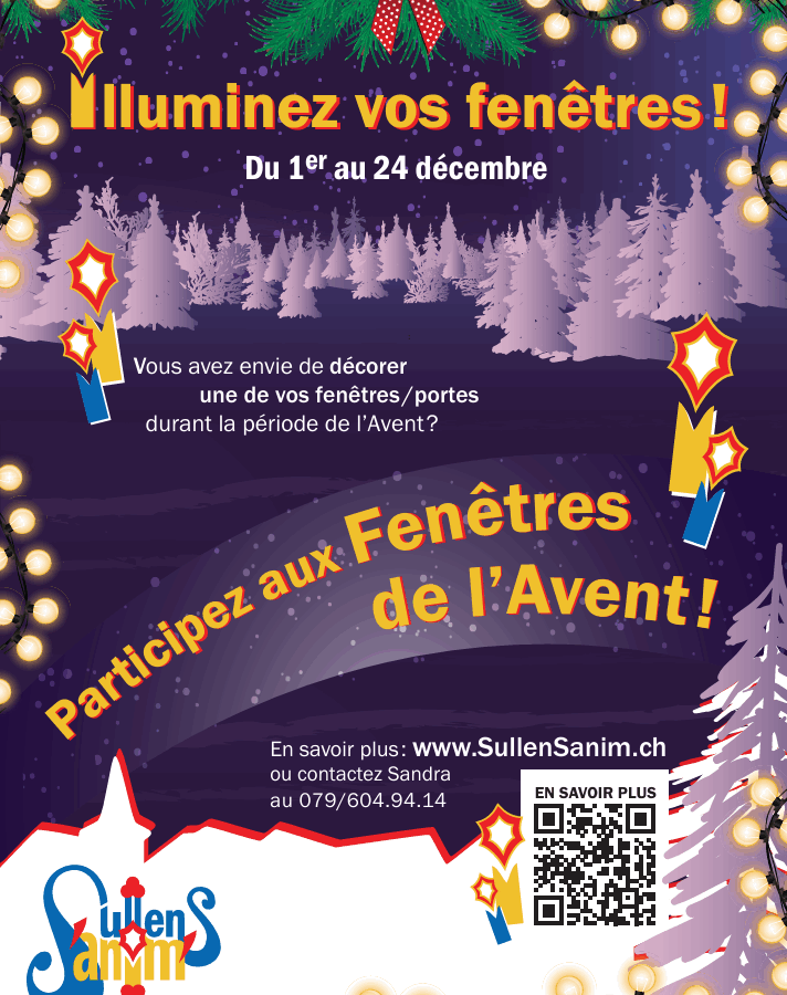 Formulaire d&rsquo;inscription à Fenetres de l&rsquo;Avent 2025
